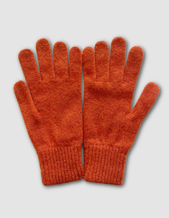 Green Grove lambswool Gloves in Beech