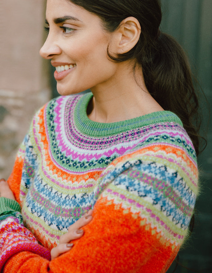 Eribe Alpine Sweater in Bella Rose