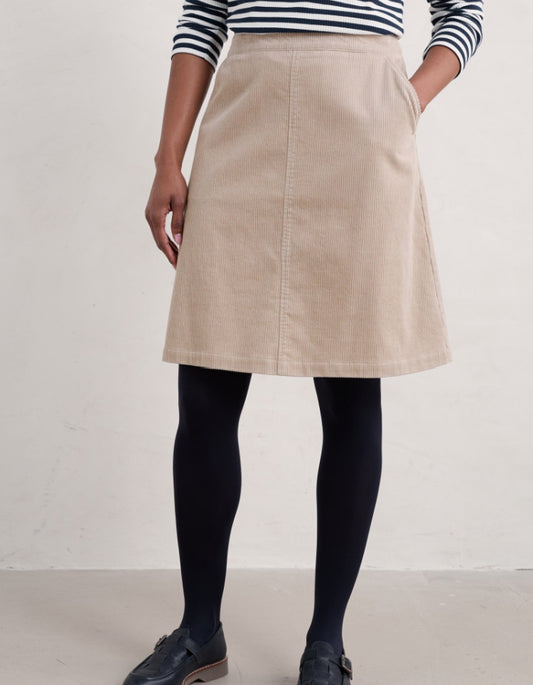 Seasalt Dovetail A-Line Corduroy Skirt