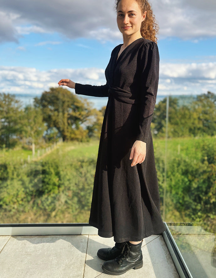 Pomodoro Solid Jersey Dress