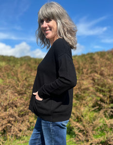 Mansted Nika Cardigan in Black