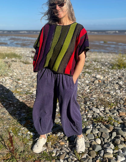 Luukaa Boxy Tank in Super Stripe