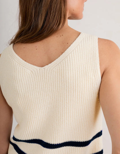 Seasalt Canary Organic Cotton Knitted Vest Top