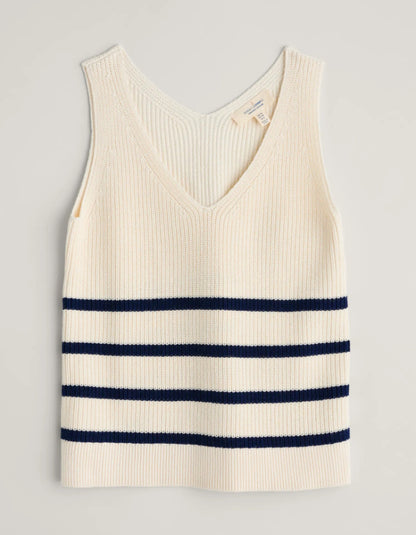 Seasalt Canary Organic Cotton Knitted Vest Top