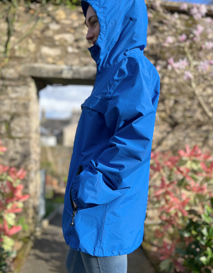 Mousqueton Unisex Waterproof Jacket in Cobalt Two by Two Online