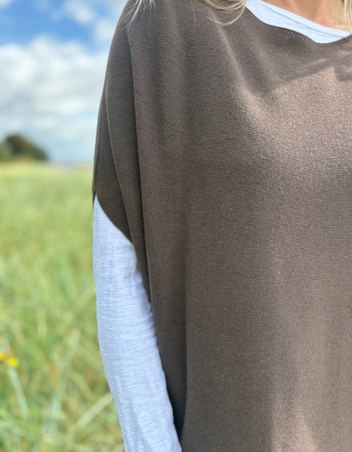 Modula by Neirami Slip Over in Chocolate