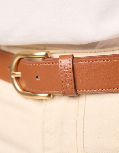Billy Belt Leather Belt in Brown