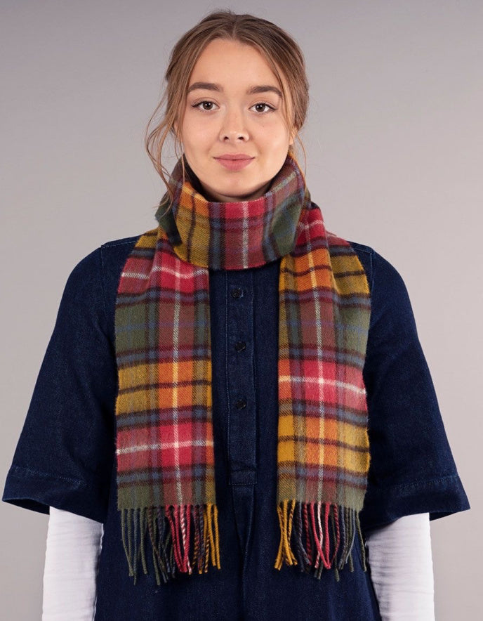 Lochcarron Lambswool Scarf in Buchanan Antique