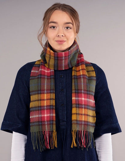 Lochcarron Lambswool Scarf in Buchanan Antique
