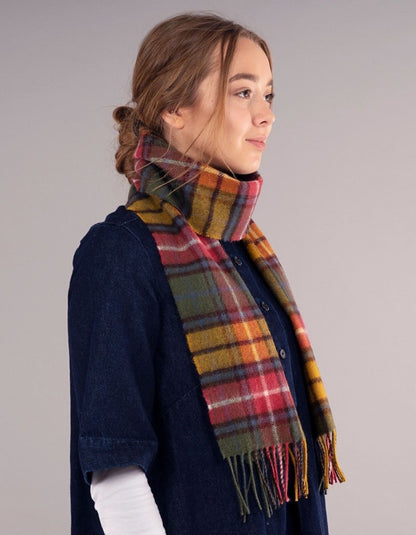 Lochcarron Lambswool Scarf in Buchanan Antique