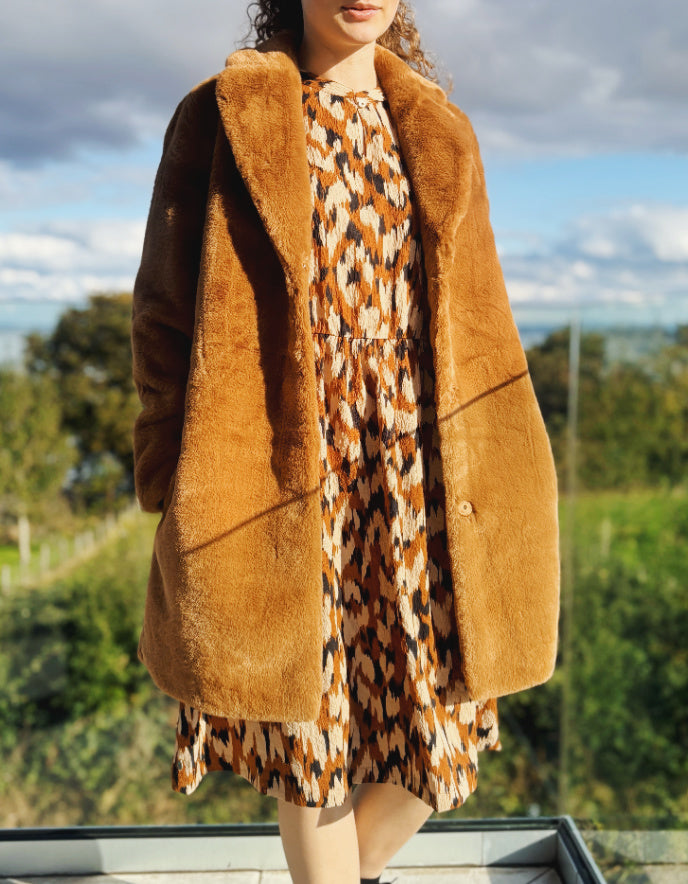 Brave & True Jungle Coat in Caramel