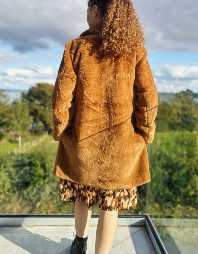 Brave & True Jungle Coat in Caramel