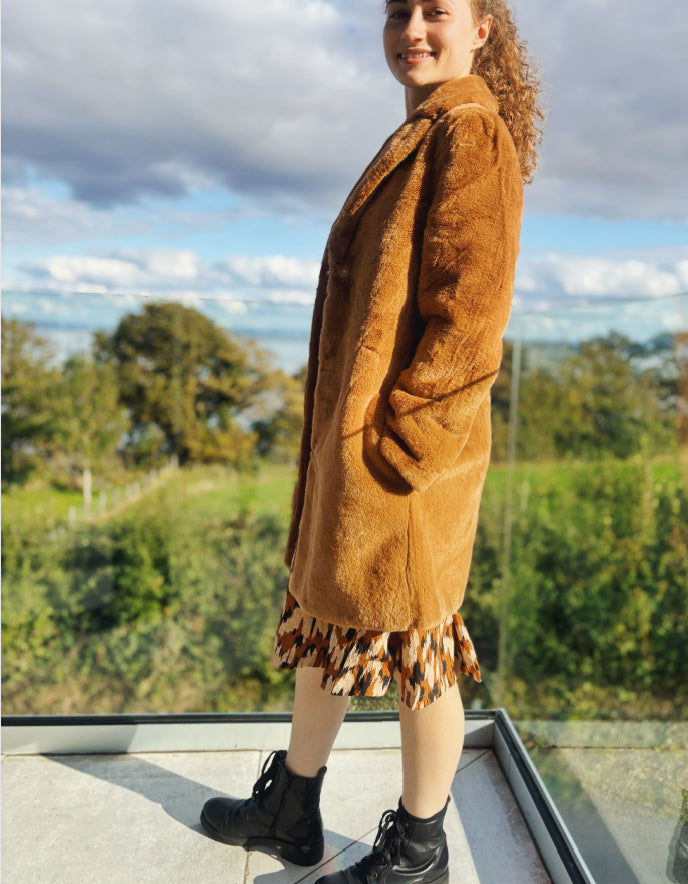 Brave & True Jungle Coat in Caramel