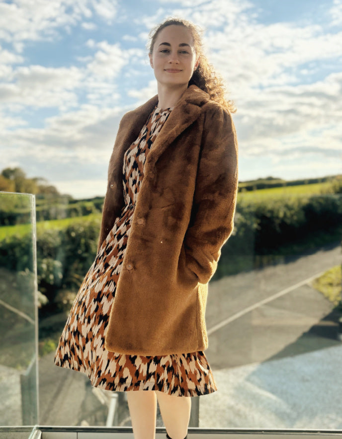 Brave & True Jungle Coat in Caramel