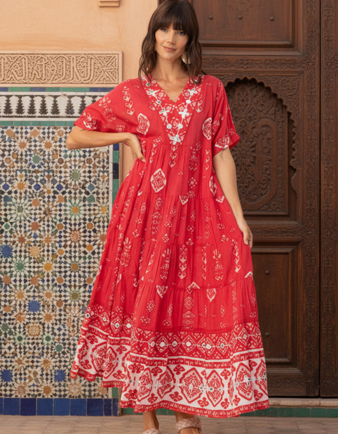 Escape Carla Dress in Red