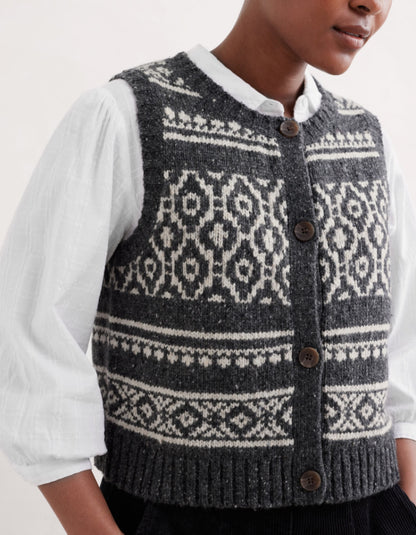 Seasalt Castwork Fair Isle Vest