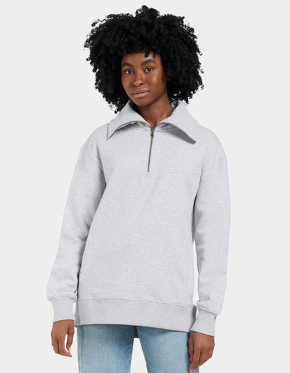 Didriksons Charlie Sweatshirt in Aluminium