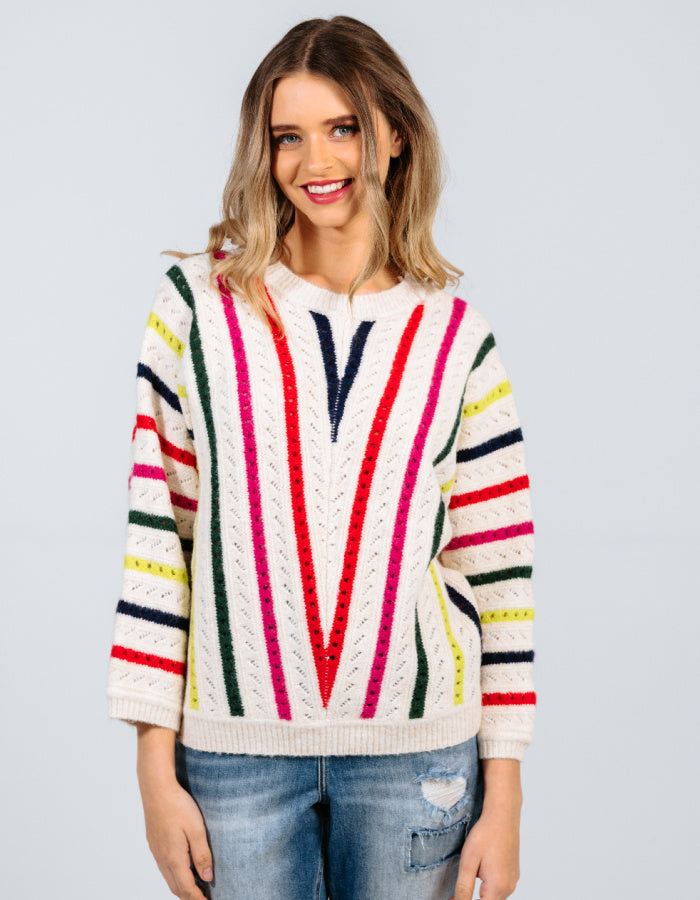 Kaleido Chevron Sweater