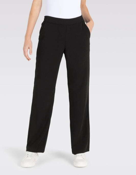 MAC Chiara Wide Leg Black Trousers