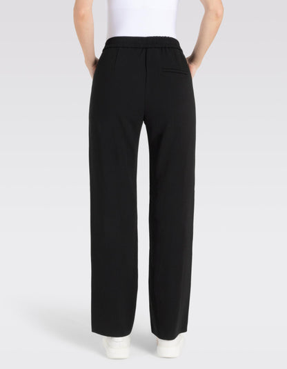 MAC Chiara Wide Leg Black Trousers
