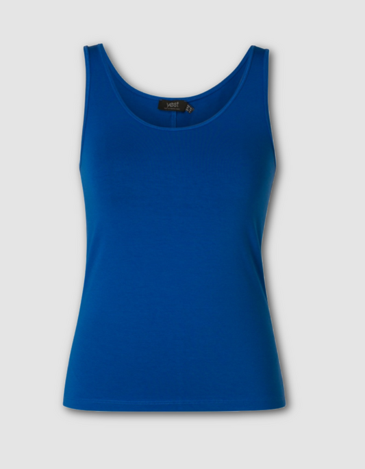 Yest Garriette Essential Vest in Cobalt