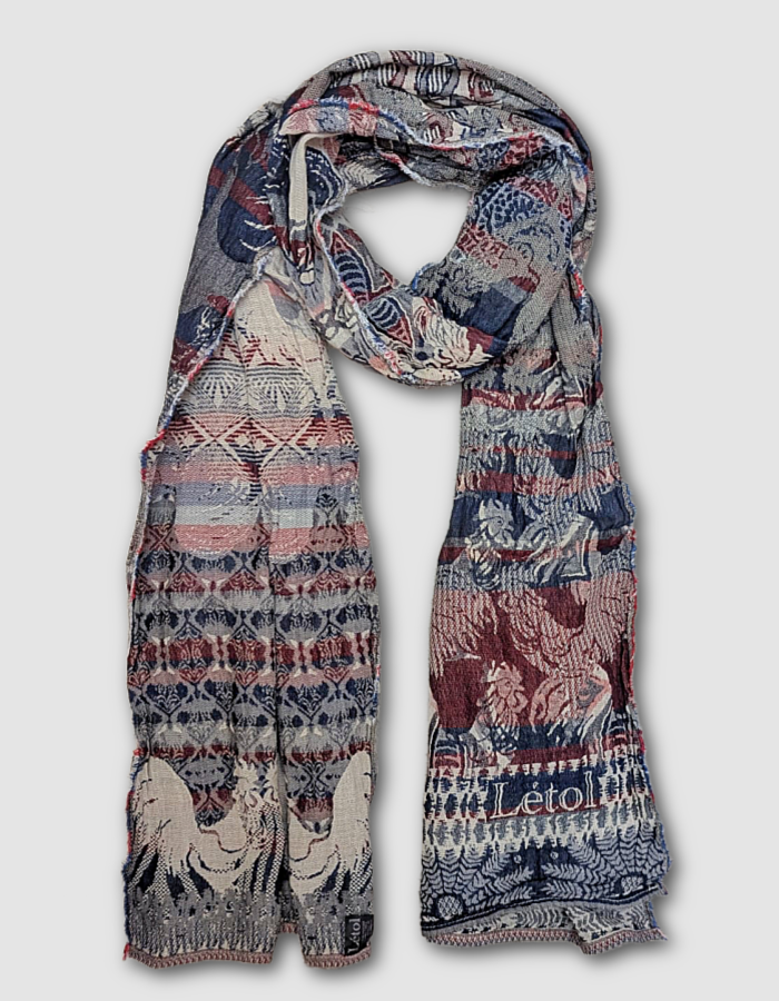 Letol Jacquard Max Scarf in Le Francais