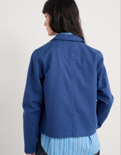 Seasalt Coombe Lane Jacket in Washed Marine