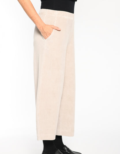 Vetono Jumbo Cord Lantern Pant in Pebble
