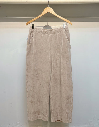Vetono Jumbo Cord Lantern Pant in Pebble