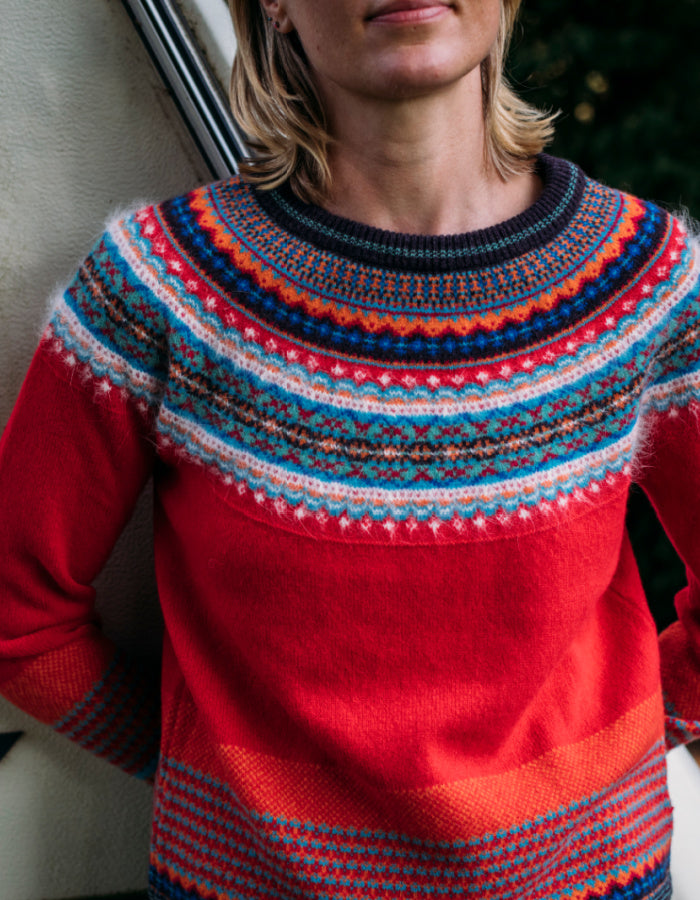 Eribe Alpine Sweater in Crabapple