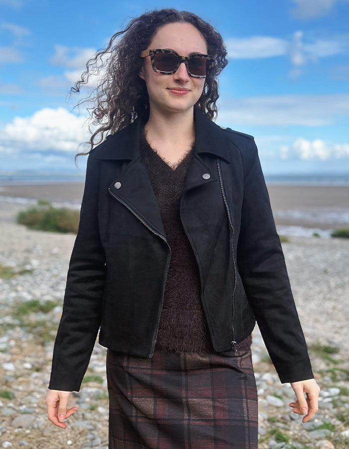 Foil Raiser Jacket in Black