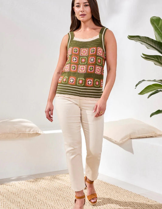 Tribal Crochet Tank