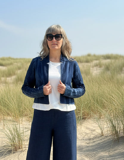 Luukaa Tie Dye Cropped Jacket