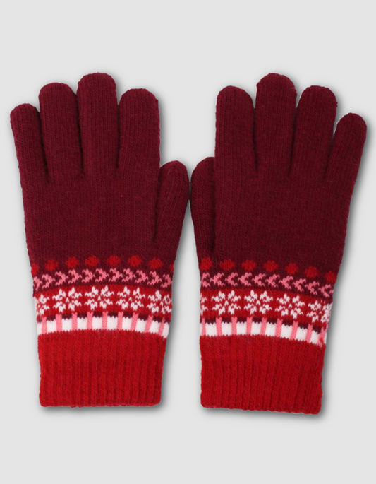 Dance Danechestnut Gloves in Bordeaux