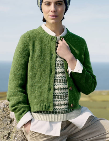 Seasalt Dawson Pick Cardigan in Grassland