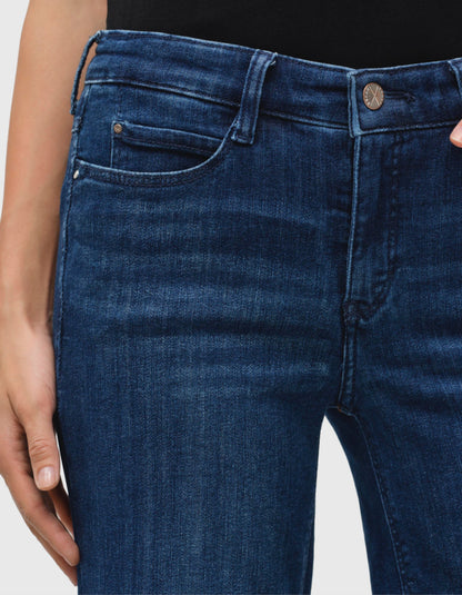 MAC Dream Wide Jeans in Cobalt Authentic Wash