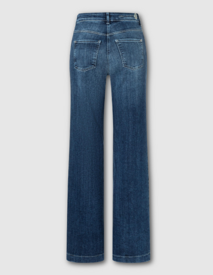 MAC Dream Wide Jeans in Cobalt Authentic Wash