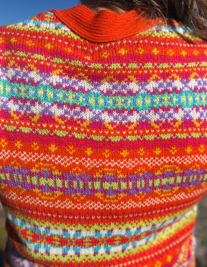 Eribe Kinross Waistcoat in Flame