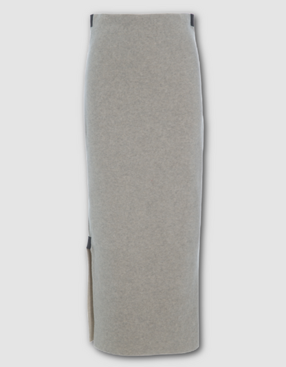 Henriette Steffensen Maxi Fleece Skirt in Sand
