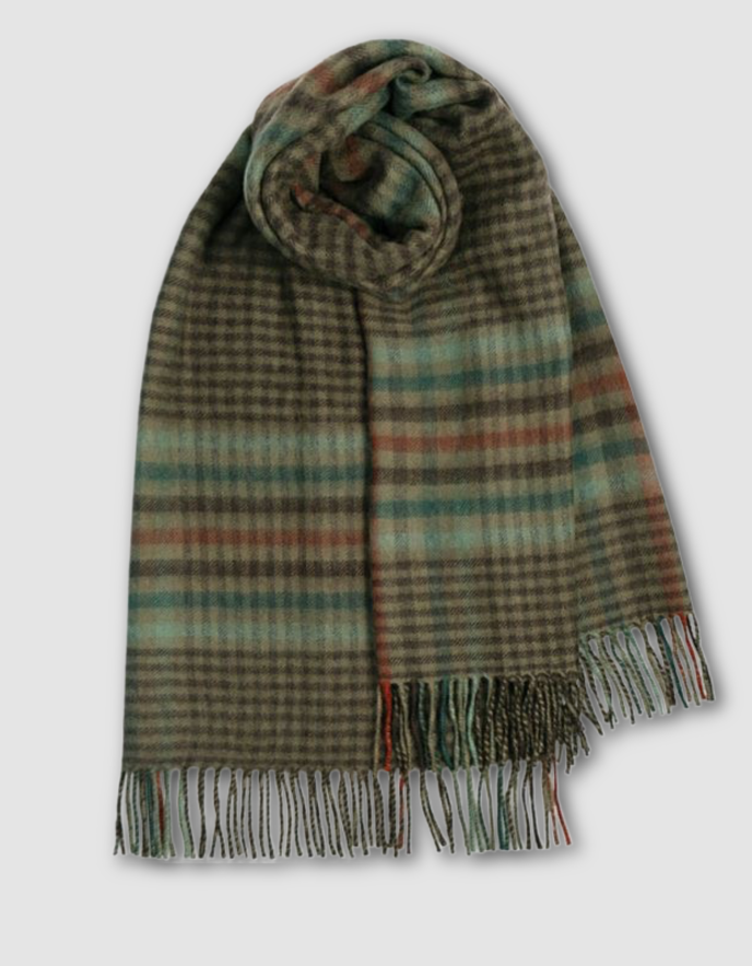 Lochcarron Bobbie Stole in Forth Weathered