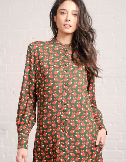 Pretty Vacant Penny Tunic in Fox Print