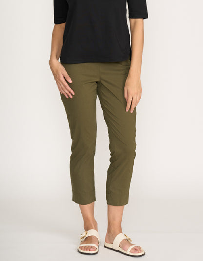 Foil Trapeze Fuss Free Capri in Kelp