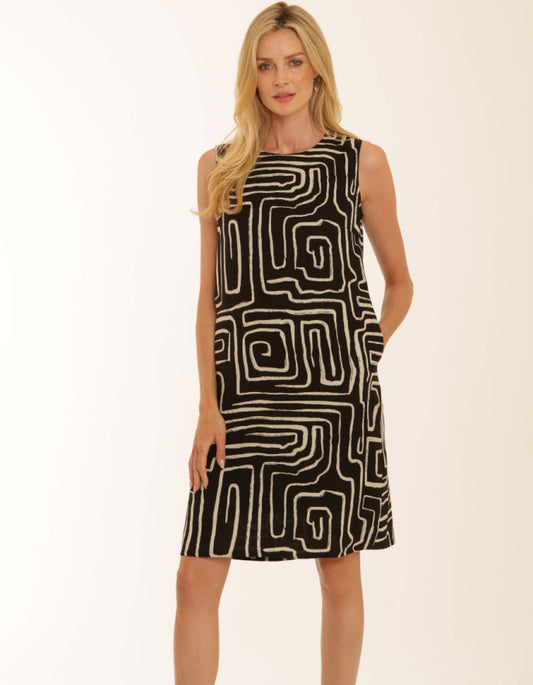 Pomodoro Graphic Shift Dress