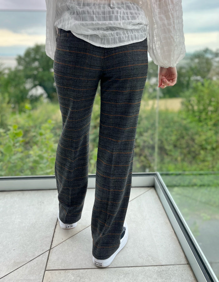 Milano Grey Grid Pant