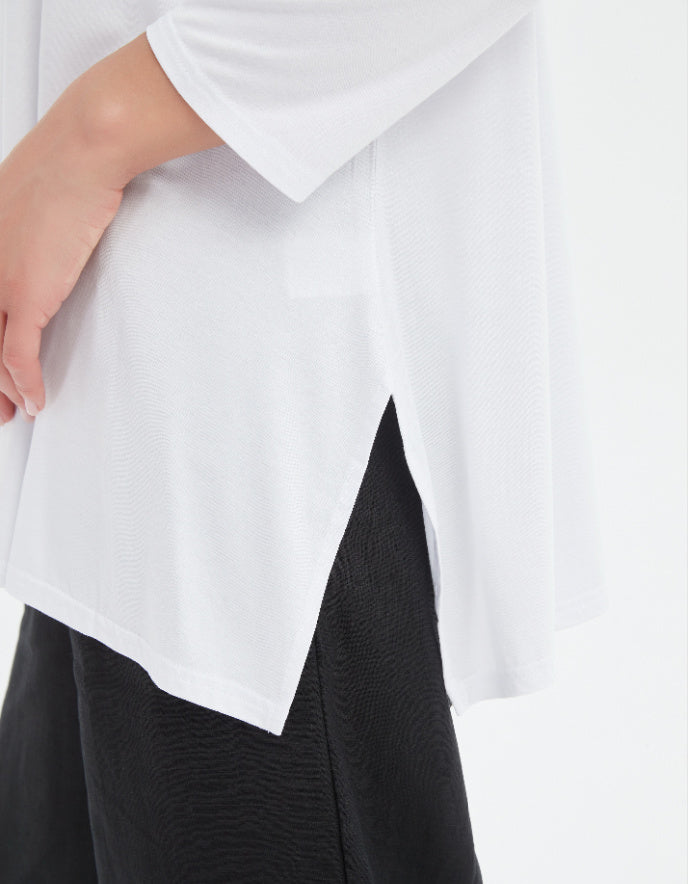 Tirelli Hanky Hem Tee in White