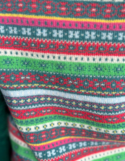 Heidekonigin Tank Top in Jewel Fair Isle