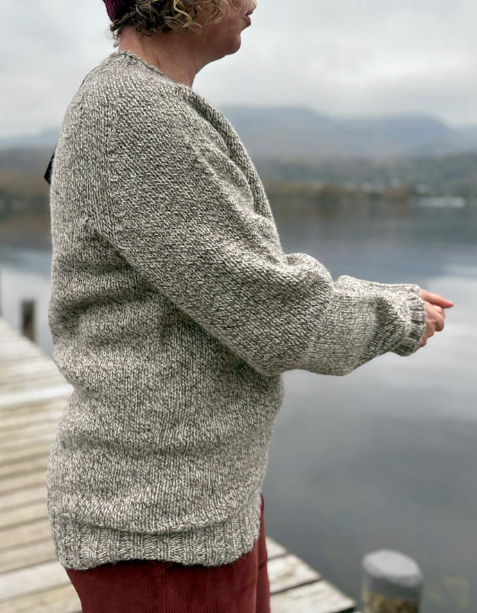 Harley Unisex Crew Neck Heritage Sweater in Herdwick