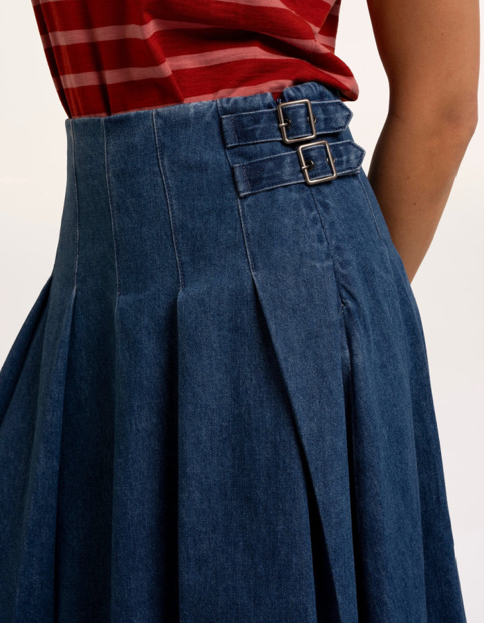 Brakeburn Hiba Denim Skirt