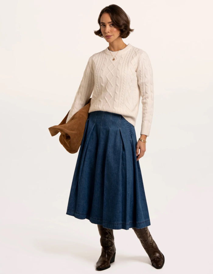 Brakeburn Hiba Denim Skirt