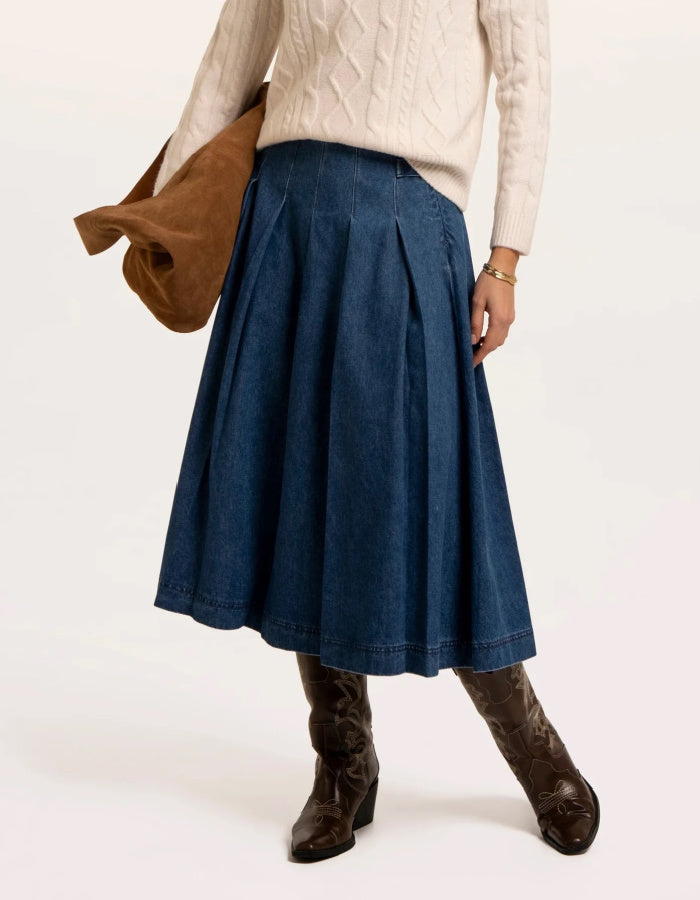 Brakeburn Hiba Denim Skirt